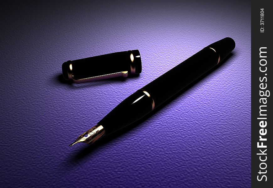 Close-up Of Fountain Pen