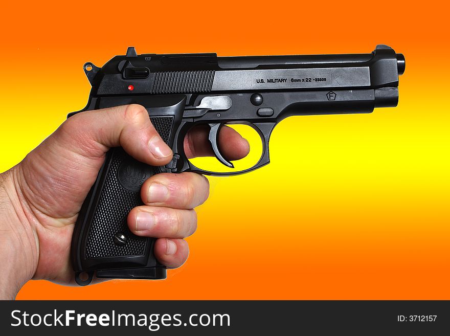 Hi res photo of pistol