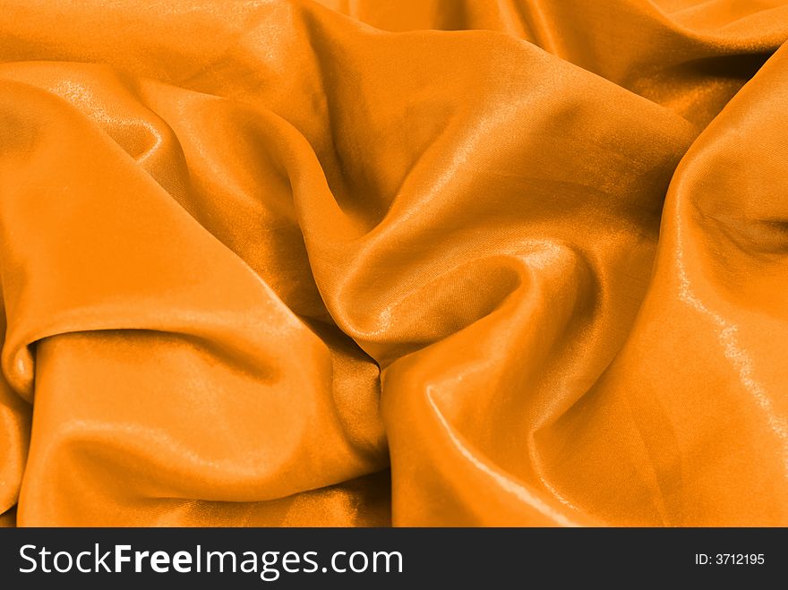 Orange Sateen