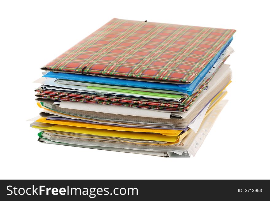 Stack of folders