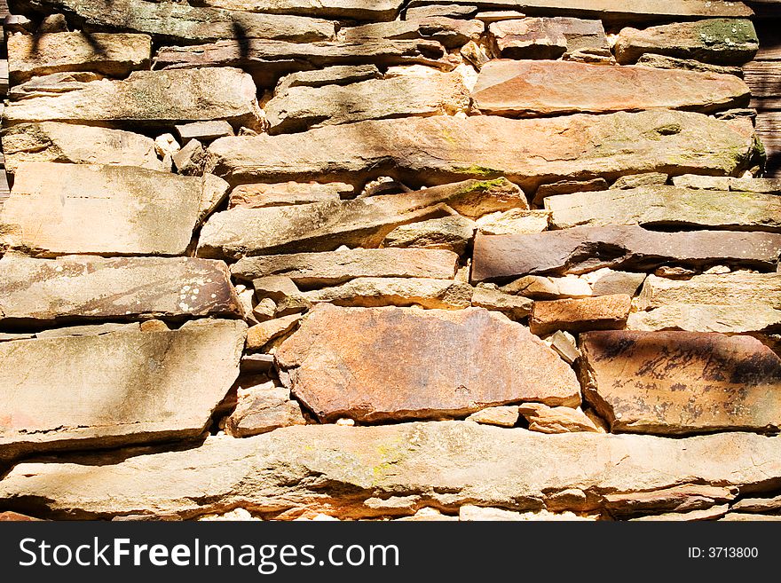 Wall made out of rocks and stones. Wall made out of rocks and stones