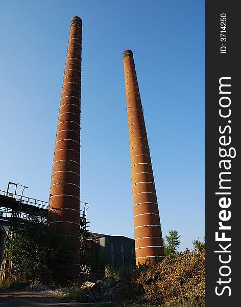 Energy production/consumption - coal plant. Energy production/consumption - coal plant