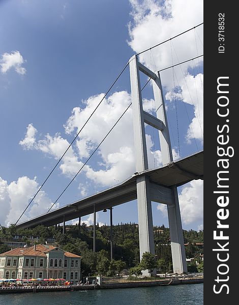 Ataturk Bridge at Istanbul, Turkey