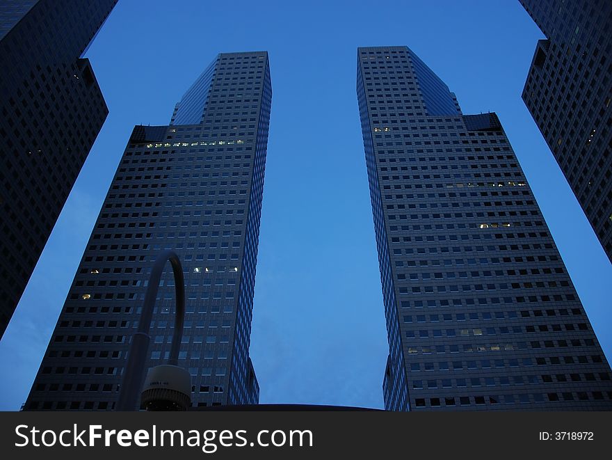 Modern Building And Skyscraper In The City