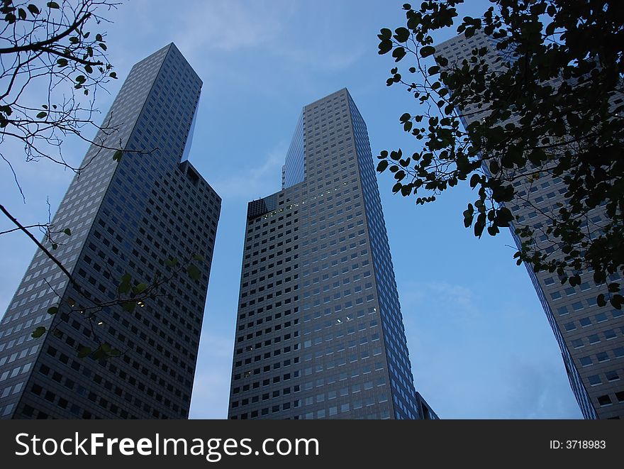 Modern Building And Skyscraper In The City