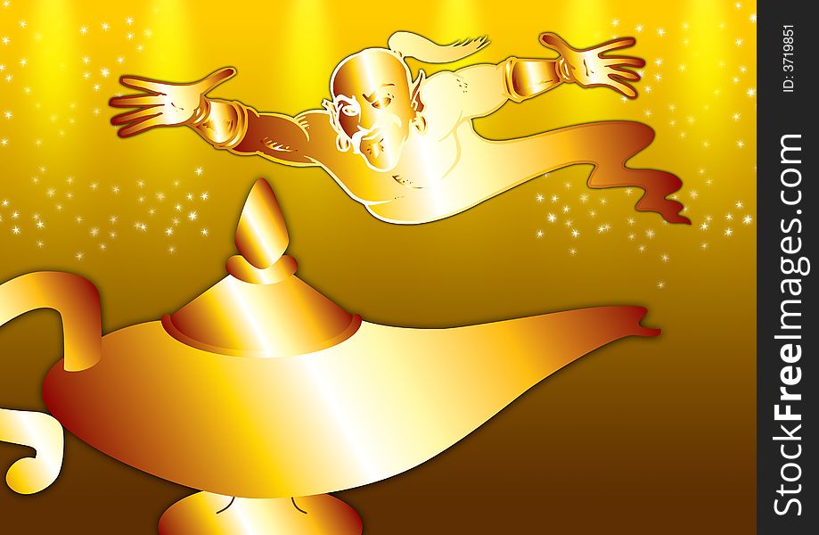 Genie In Gold