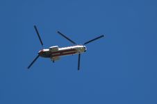 Helicopter Overhead Royalty Free Stock Images