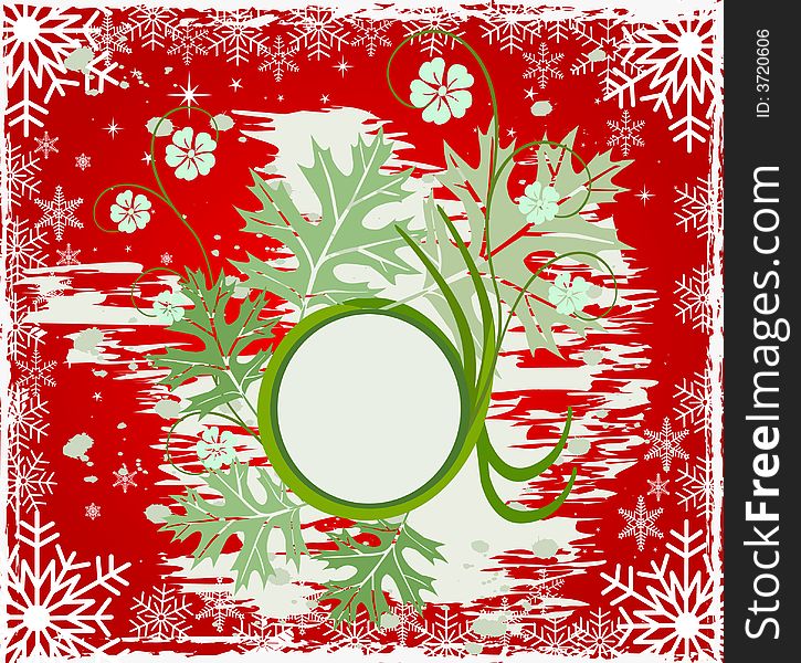 Christmas Abstract Vector Illustration