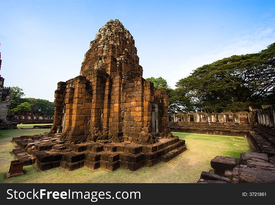 Stone castle located in Thailand. Stone castle located in Thailand