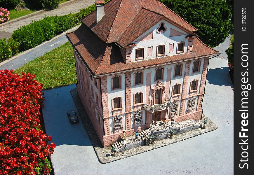 Miniatur Swiss, famous buildings in Switzerland, toy model