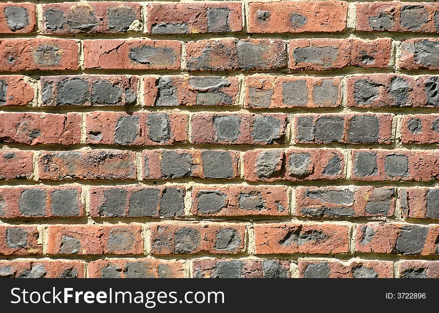 Rustic brick wall that can be used as a background