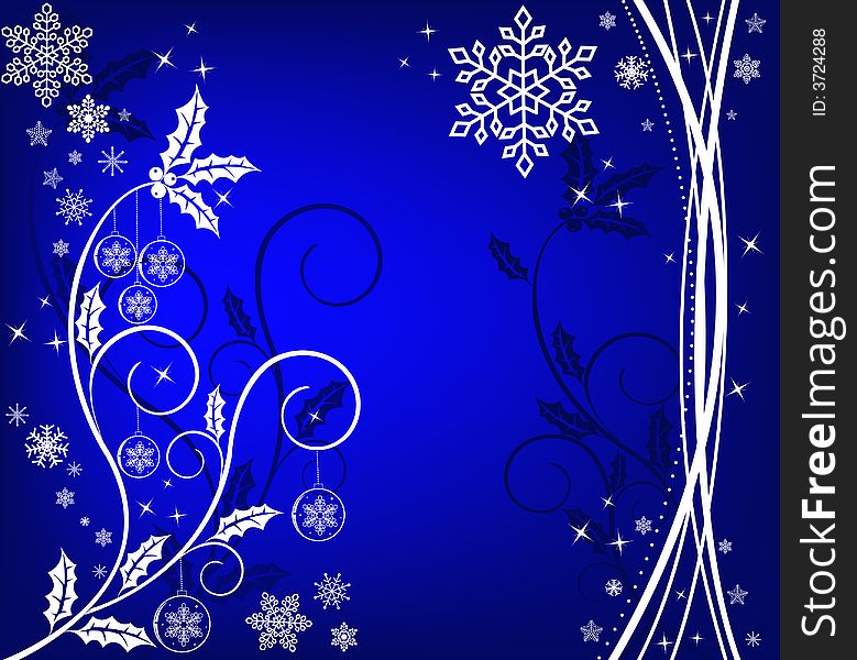 Abstract Christmas background, vector illustration. Abstract Christmas background, vector illustration
