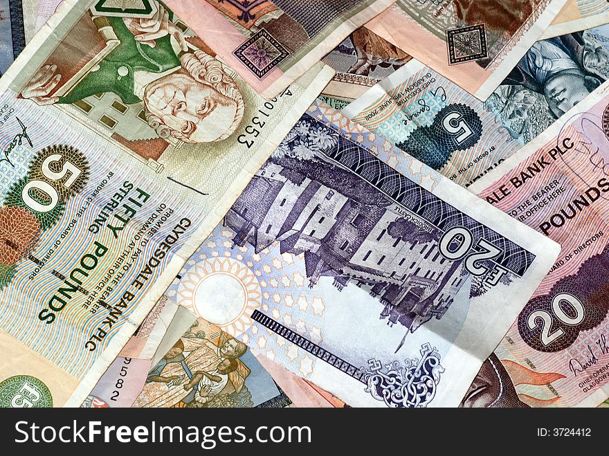 Uk Bank Notes various amounts 10 20 50 5