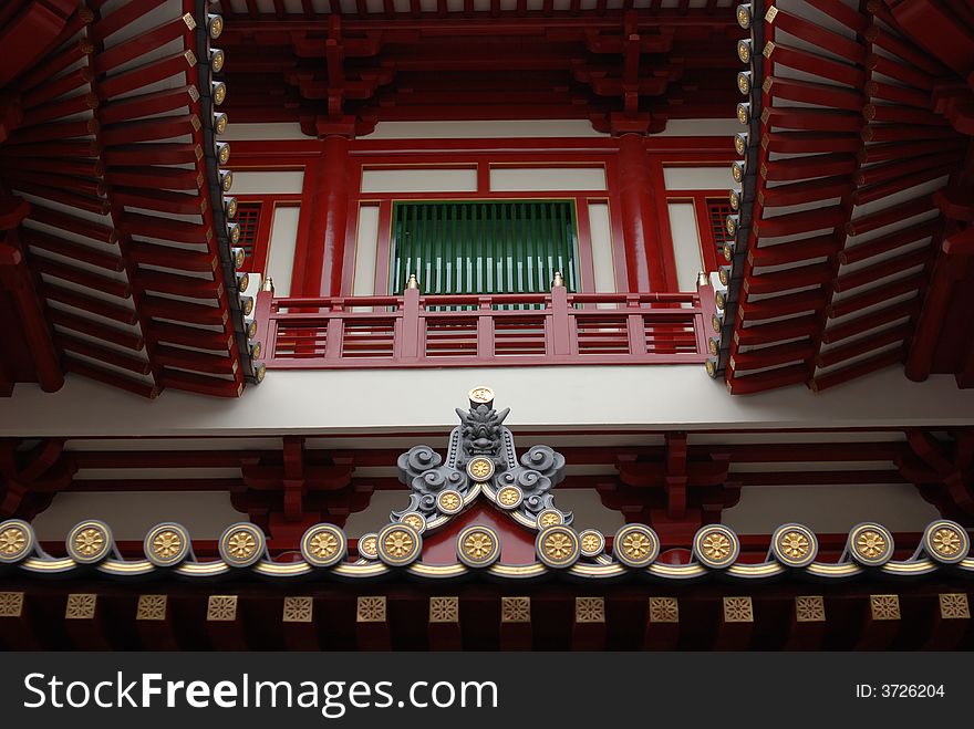 Beautiful Tang dynasty style Chinese temple