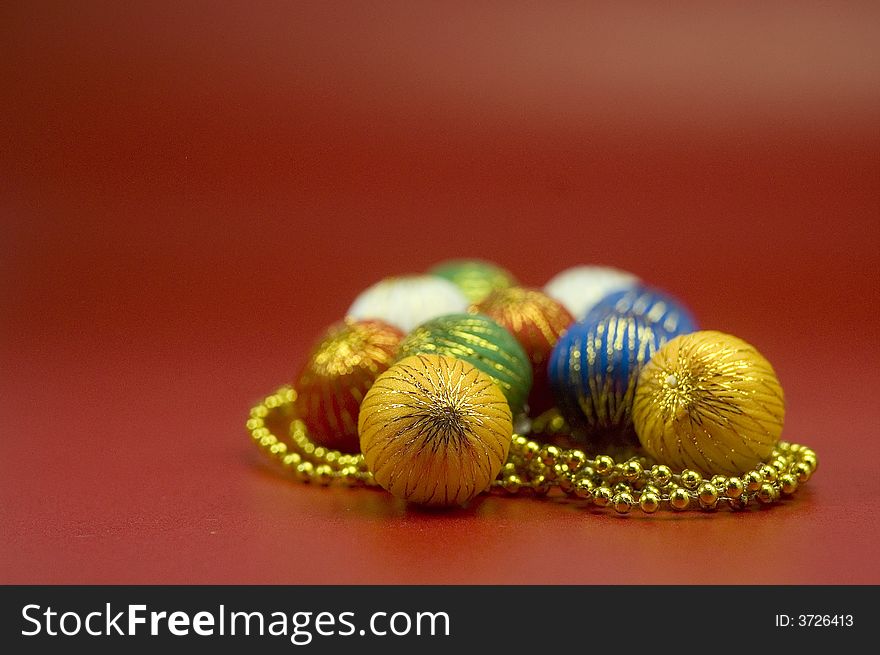 Some Colorful Balls for Christmas Decoration. Some Colorful Balls for Christmas Decoration