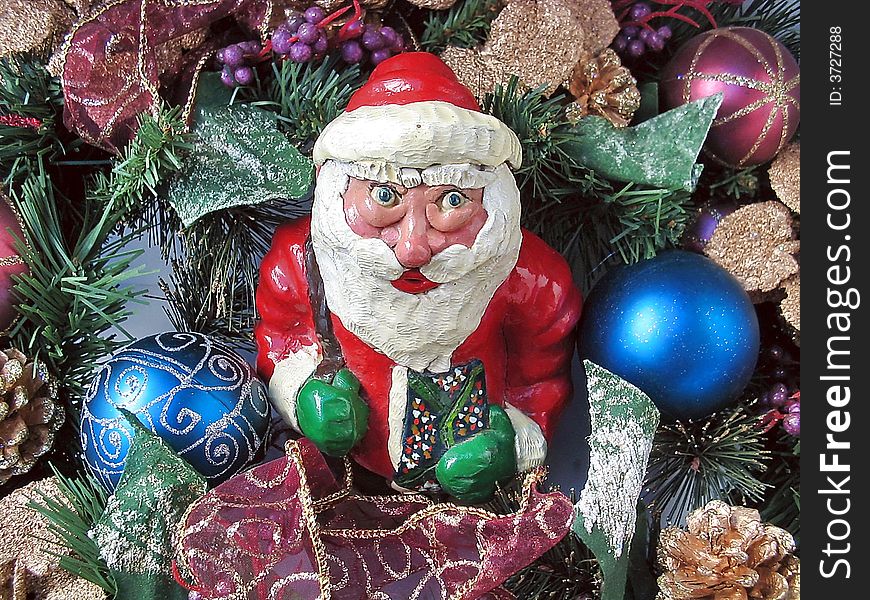 Santa Claus in all kind of moods,handmade,unique,p