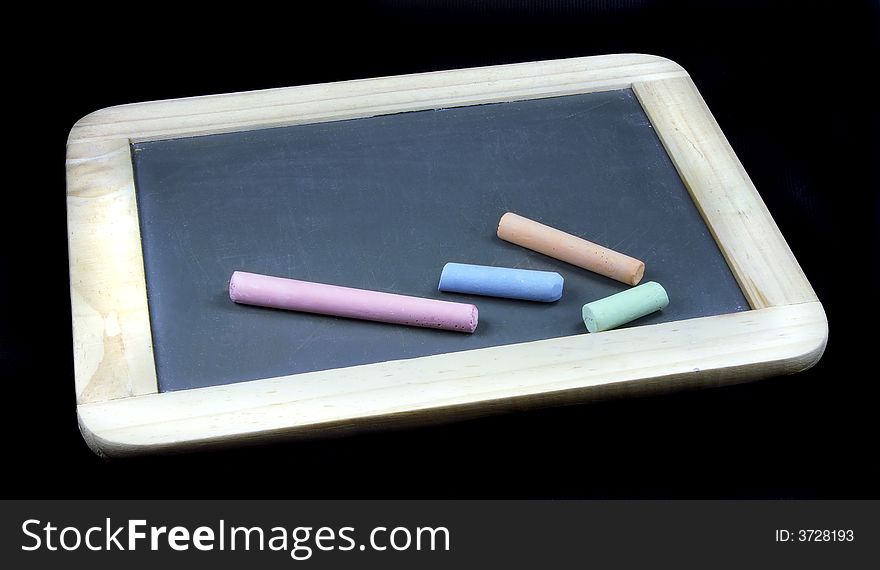 Blackboard With Chalk