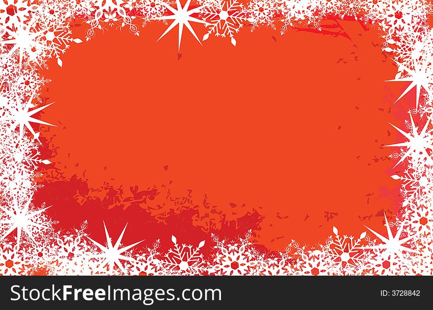 Red christmas background, vector illustration. Red christmas background, vector illustration