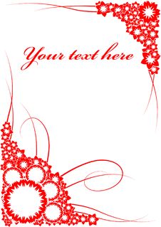 Flowers Card 2 Royalty Free Stock Photo Flowers Card 2 Royalty Free Stock Photo
