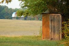 Country Outhouse Royalty Free Stock Image