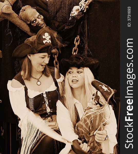 Photo of Pirate Characters for Halloween. Photo of Pirate Characters for Halloween