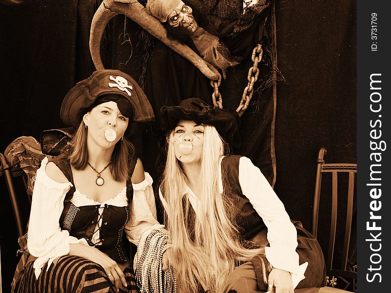 Photo of Pirate Characters for Halloween. Photo of Pirate Characters for Halloween