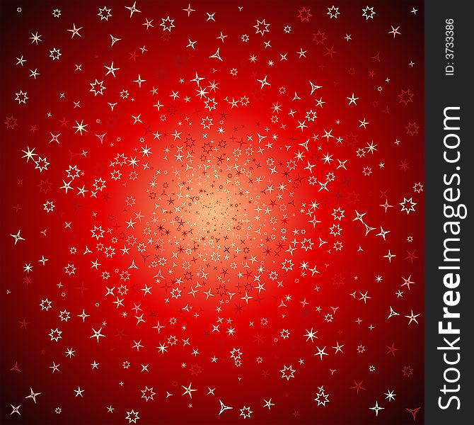 Vector illustration of abstract stars background