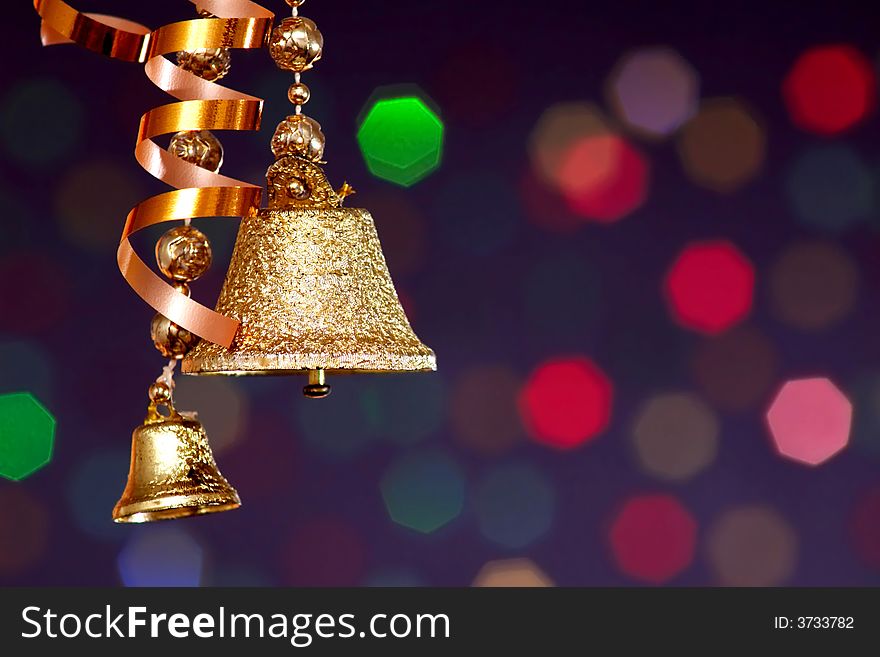 An image of golden bells. An image of golden bells