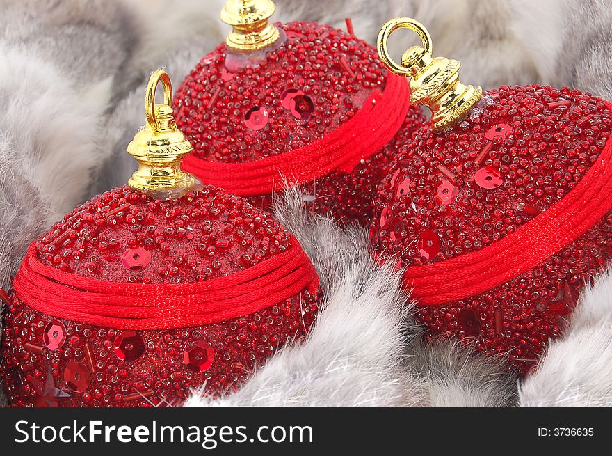 Red Christmas Balls