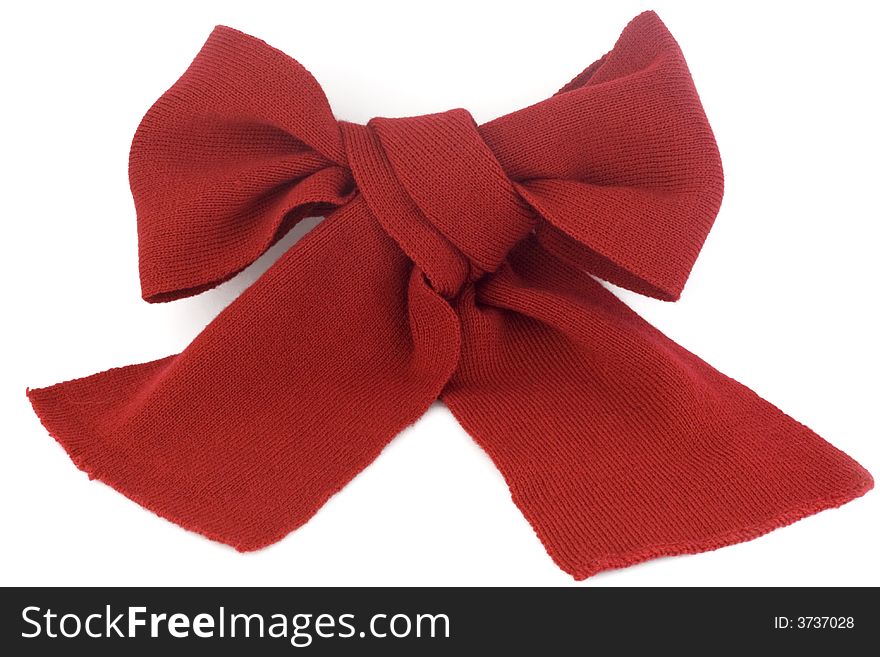 Red gift ribbon