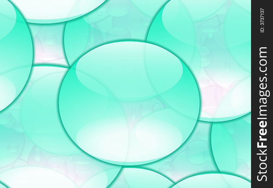 Abstract background with transparent shapes