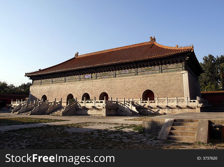 China's Ming and Qing dynasties of the Royal Archives. It built in 1534. 

not far from Forbidden City . China's Ming and Qing dynasties of the Royal Archives. It built in 1534. 

not far from Forbidden City .
