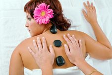 Woman In Spa Stock Photography