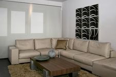 Gray Sitting Area Royalty Free Stock Image Gray Sitting Area Royalty Free Stock Image