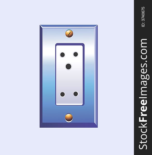 Illustration of Wall switches socket