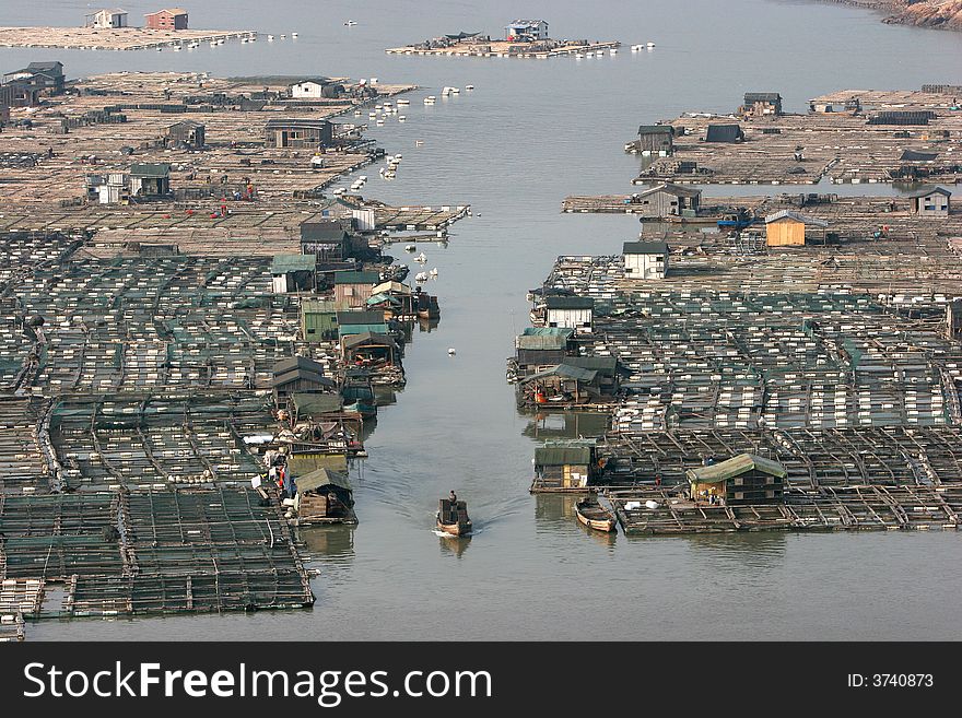 Xia Pu coastline Fujian province of China