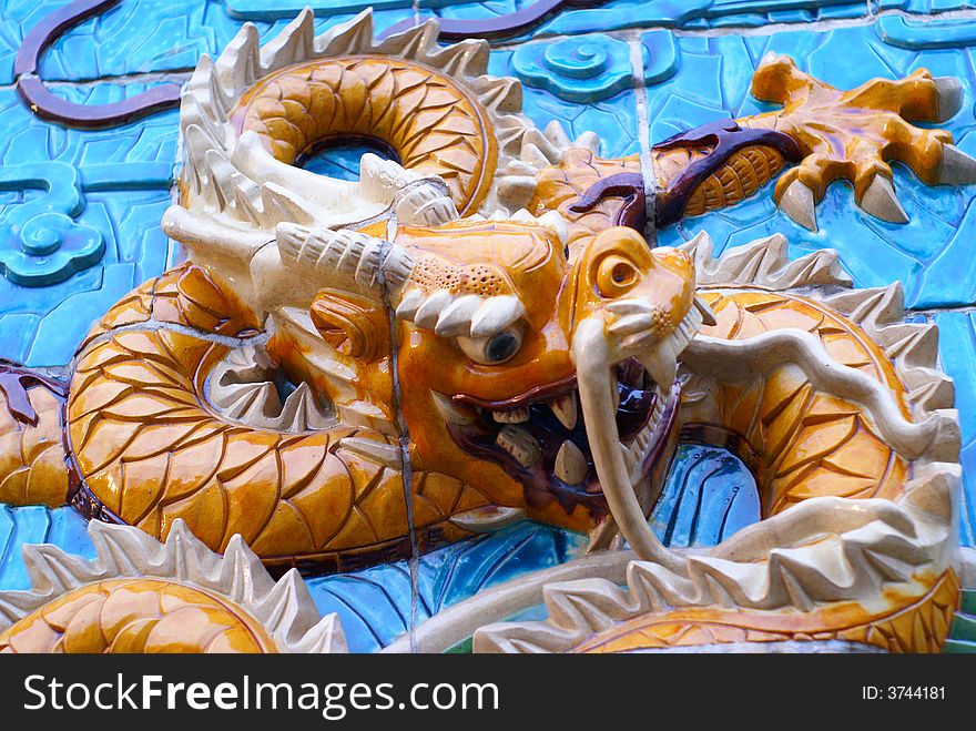 Famous chinese dragon