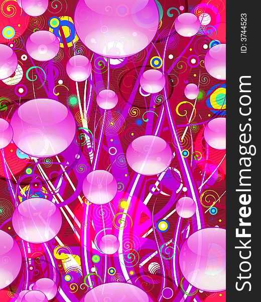 Unqiue abstract background design illustration