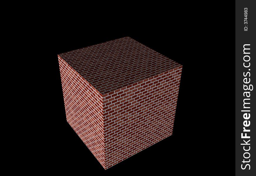 3D cube background design