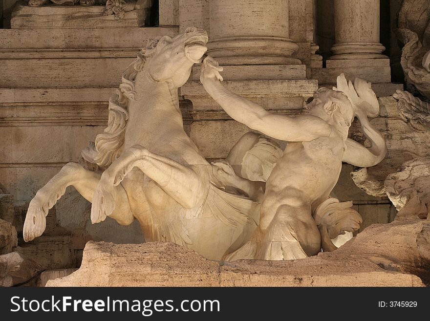 SalubritÃ  Statue Trevi Fountain (Fontana Di Trevi)