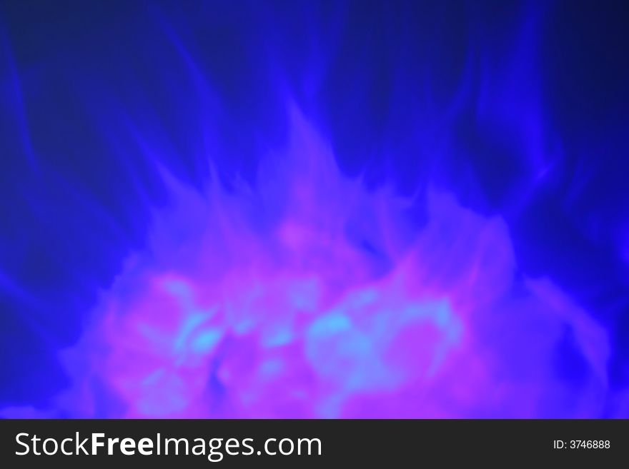 A Blue Nebulas Gas Cloud