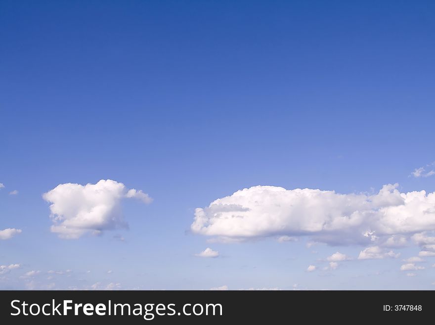 Tropical holidays blue sky & clouds