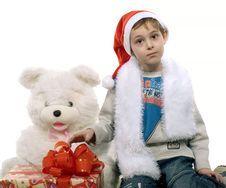 Santa Boy Royalty Free Stock Images Santa Boy Royalty Free Stock Images