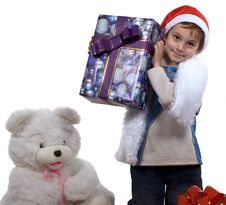 Santa Boy Stock Photo Santa Boy Stock Photo