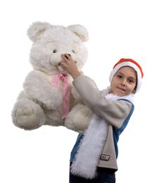 Santa Boy Stock Photography Santa Boy Stock Photography
