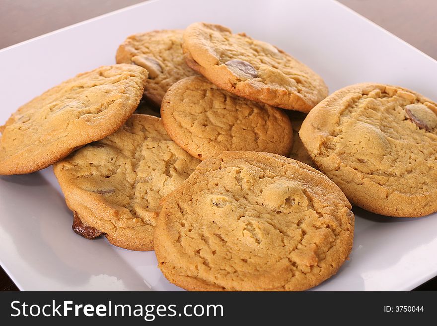 Photo of some chocolate chip cookies