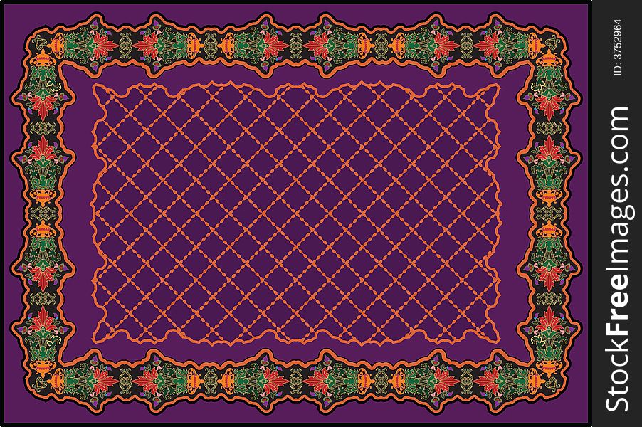 Arabesque in purple