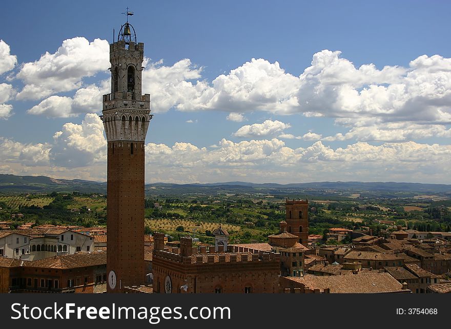 Bell Tower, Siena, Italy