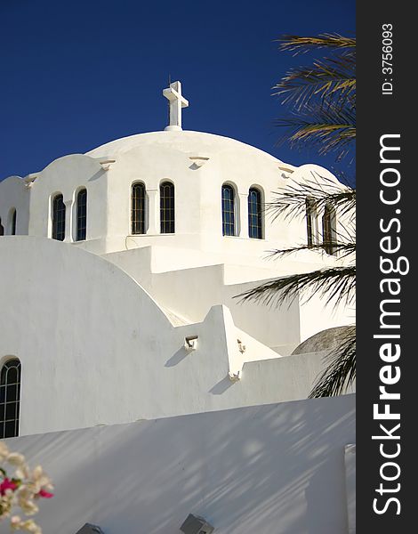 Santorini, Greece, typical architecture of the Island