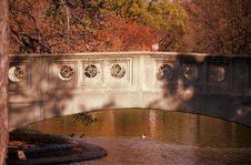 Autumn Bridge Royalty Free Stock Photos Autumn Bridge Royalty Free Stock Photos